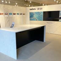Universal Granite and Marble Chicago Merchandise Mart Vadara Quartz Designer Showroom