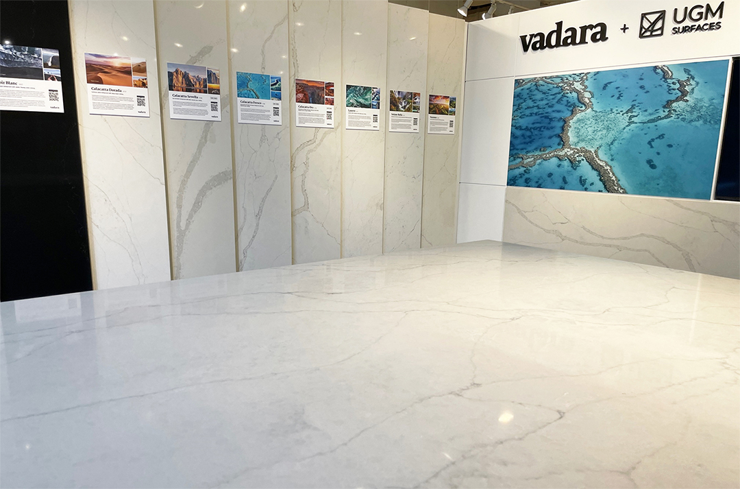 Universal Granite and Marble Chicago Merchandise Mart Vadara Quartz Designer Showroom