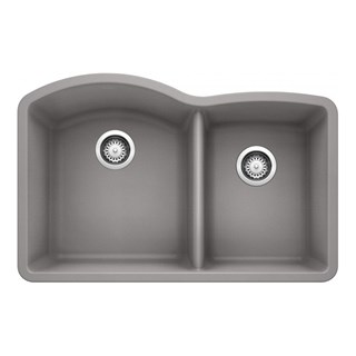 1-3/4 Bowl Metallic Gray Sinks