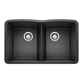 Equal Double Bowl Anthracite Sinks