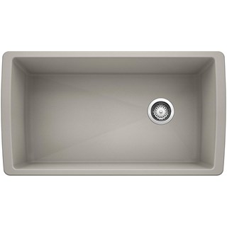 Super Single Bowl Concrete Gray Sinks