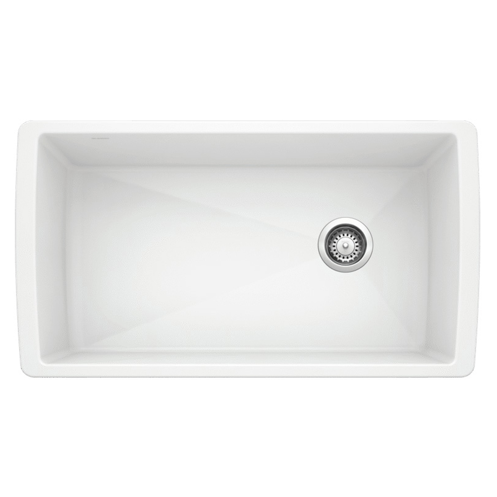 Super Single Bowl White Sinks
