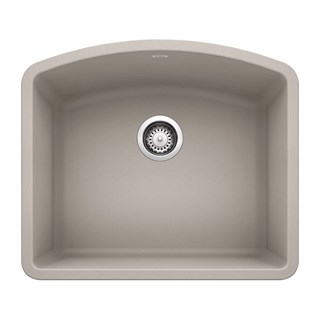 Single Bowl Concrete Gray Sinks