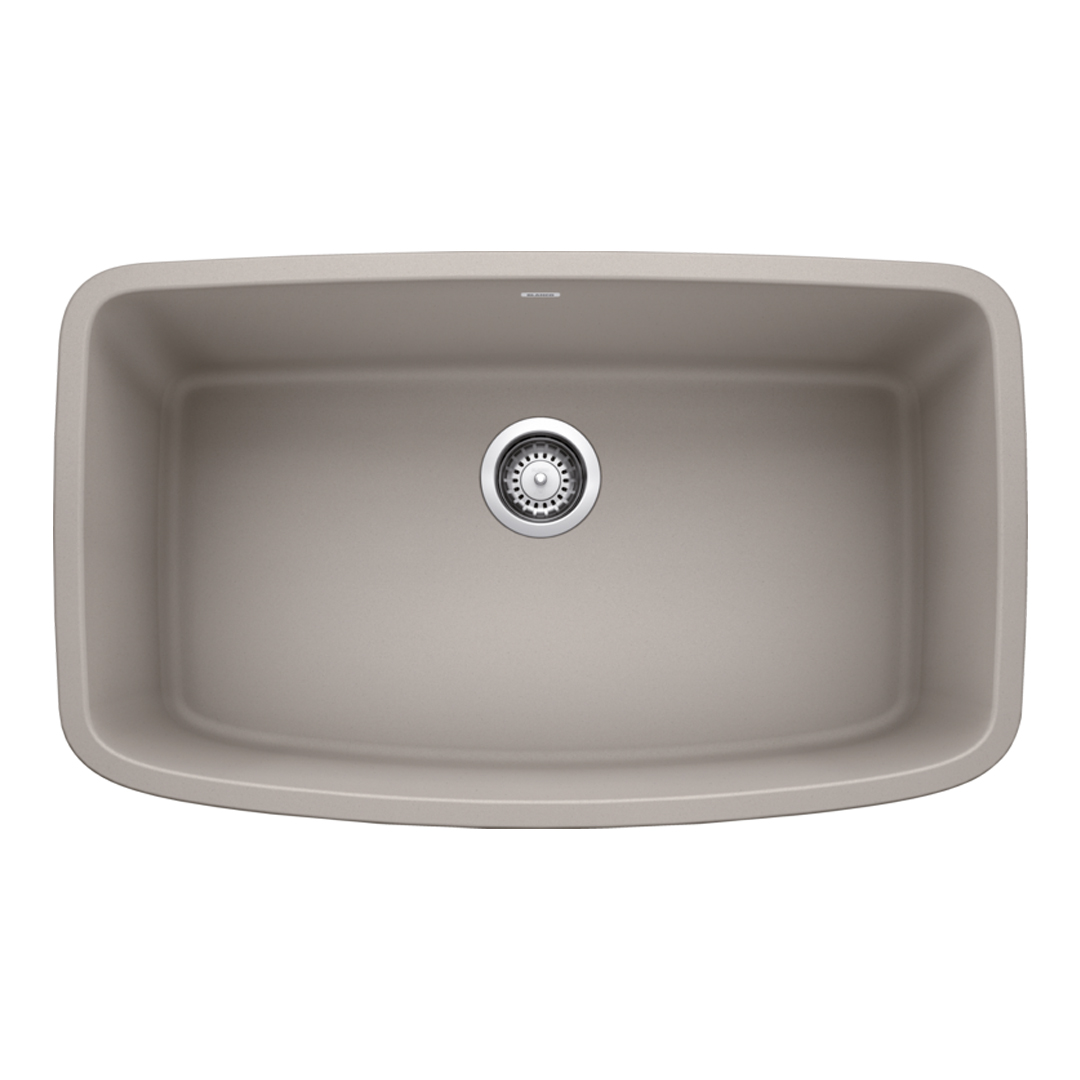 Super Single Bowl Concrete Gray Sinks