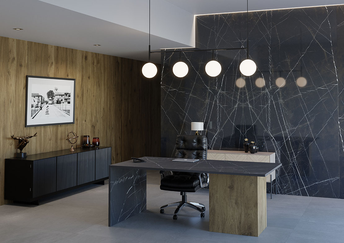 Marquina Black Porcelain