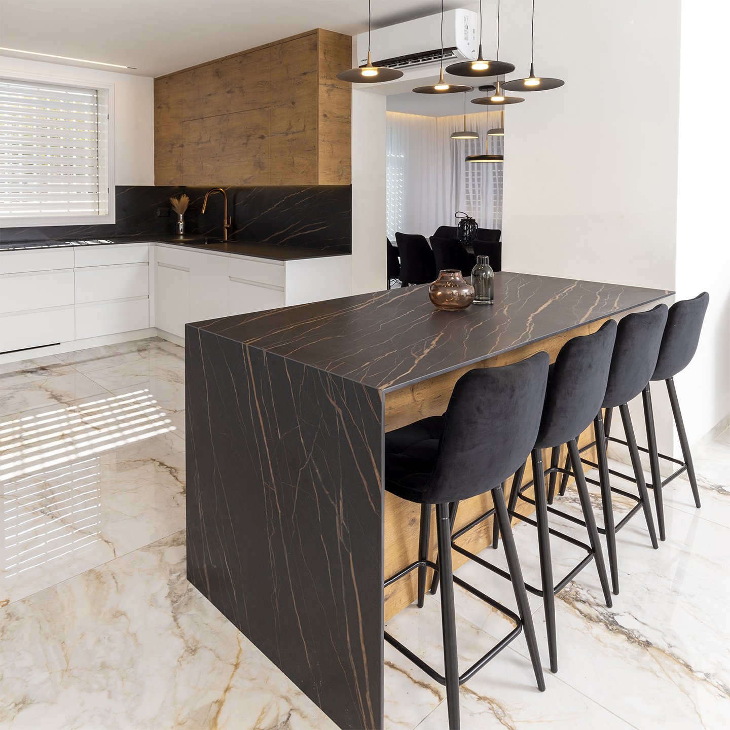 Laurent Black Honed Porcelain